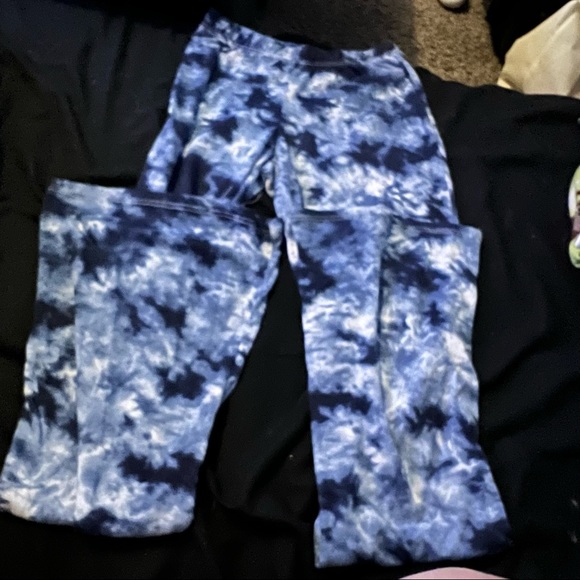 Blue tie-dye pants - Picture 2 of 2
